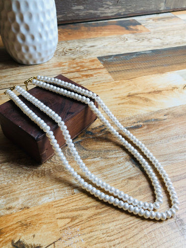 Moonlit Pearl Necklace